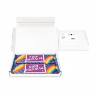 Mini White Postal Box - 12 Baton Bars